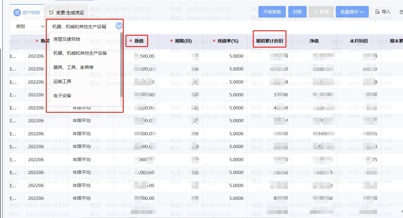 �ʲ���ϸ���ڳ���ƽ��__ƽ���ʱ�����ϸ�˵ĸ�ʽ���